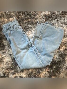 RSQ Women's High Rise Slim Bootcut Light Wash Denim Jeans